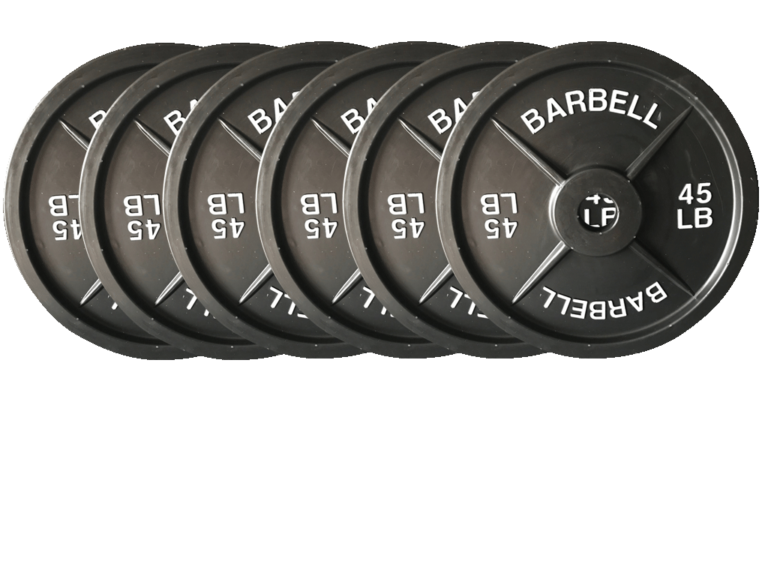 Fake Weights 45lb Barbell Props 3 Pairs Fake Weights 3 Pair