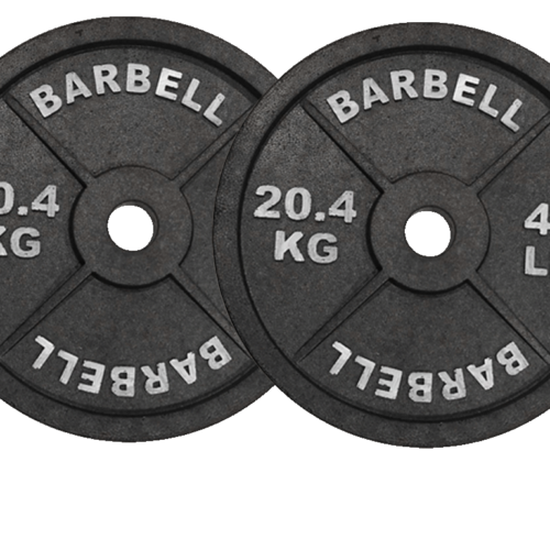 Fake Weights ® Fake 45lb Barbell & Dumbbell Weight Props