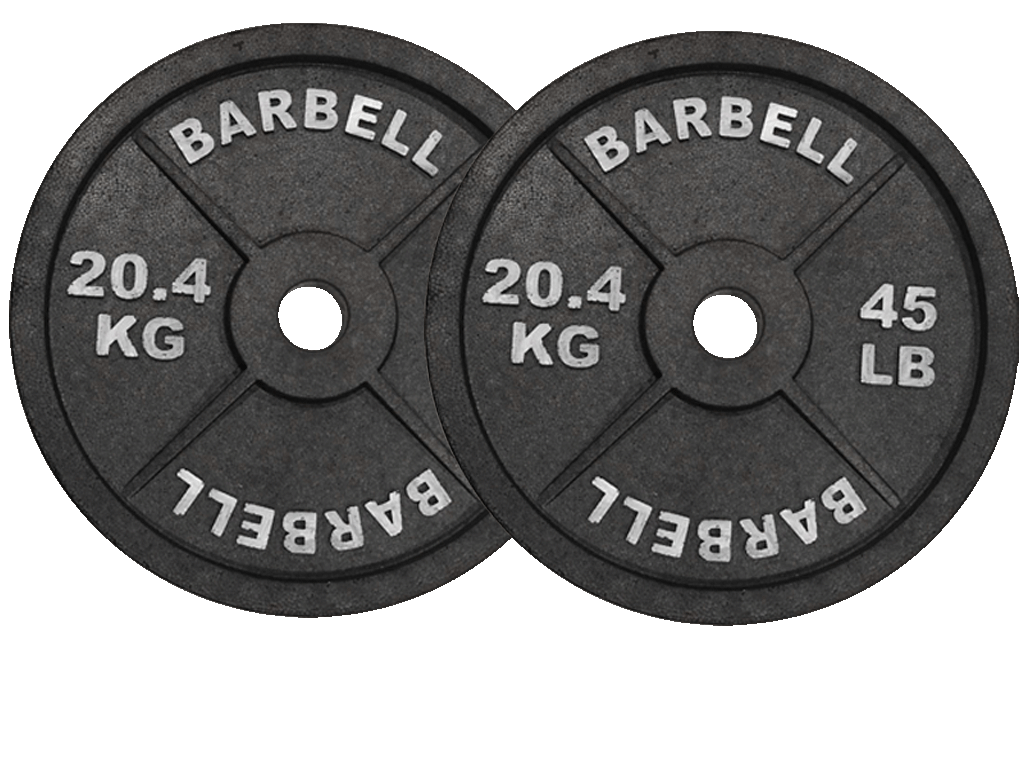Styrofoam Barbell Plate Weight 1 Pair Looks Like 45 Lb Fake Weights 
